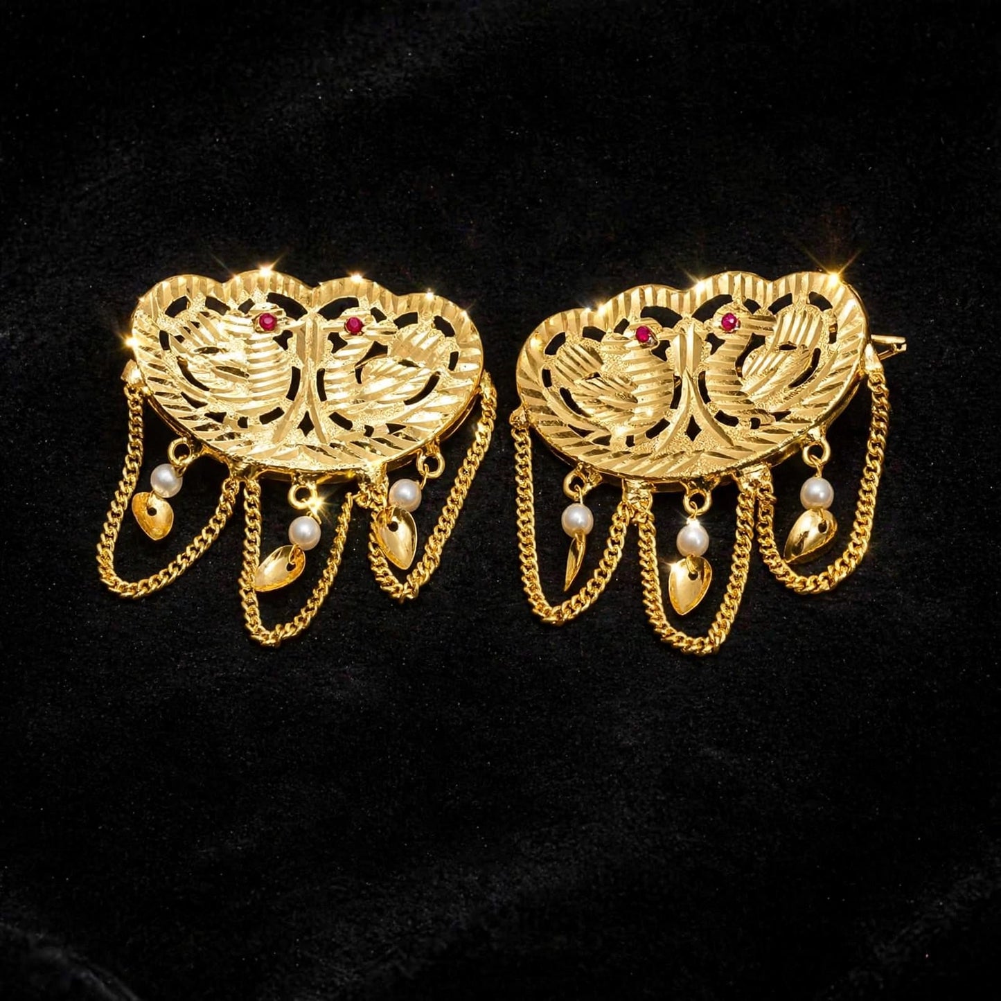 Hair Clips Jewellery Pair J0787