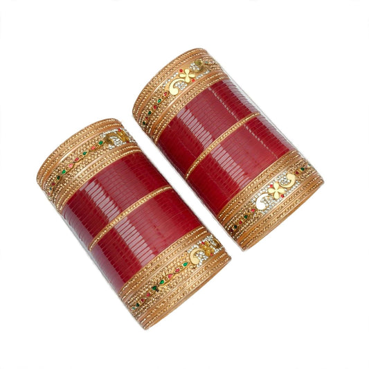 PJ- Punjabi Wedding Choora CH016 – Traditional Bridal Chura Online | Punjabi Bridal Jewellery