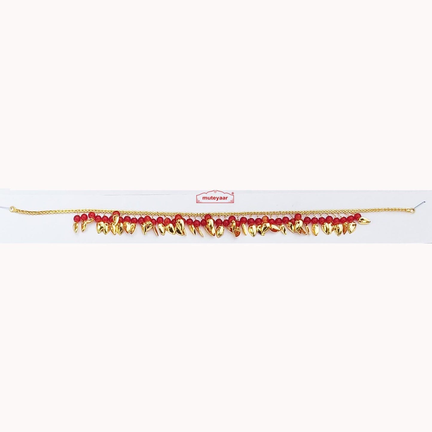 Moti Patta Bead Chain – Small Size Punjabi Necklace Available in Different Colours
