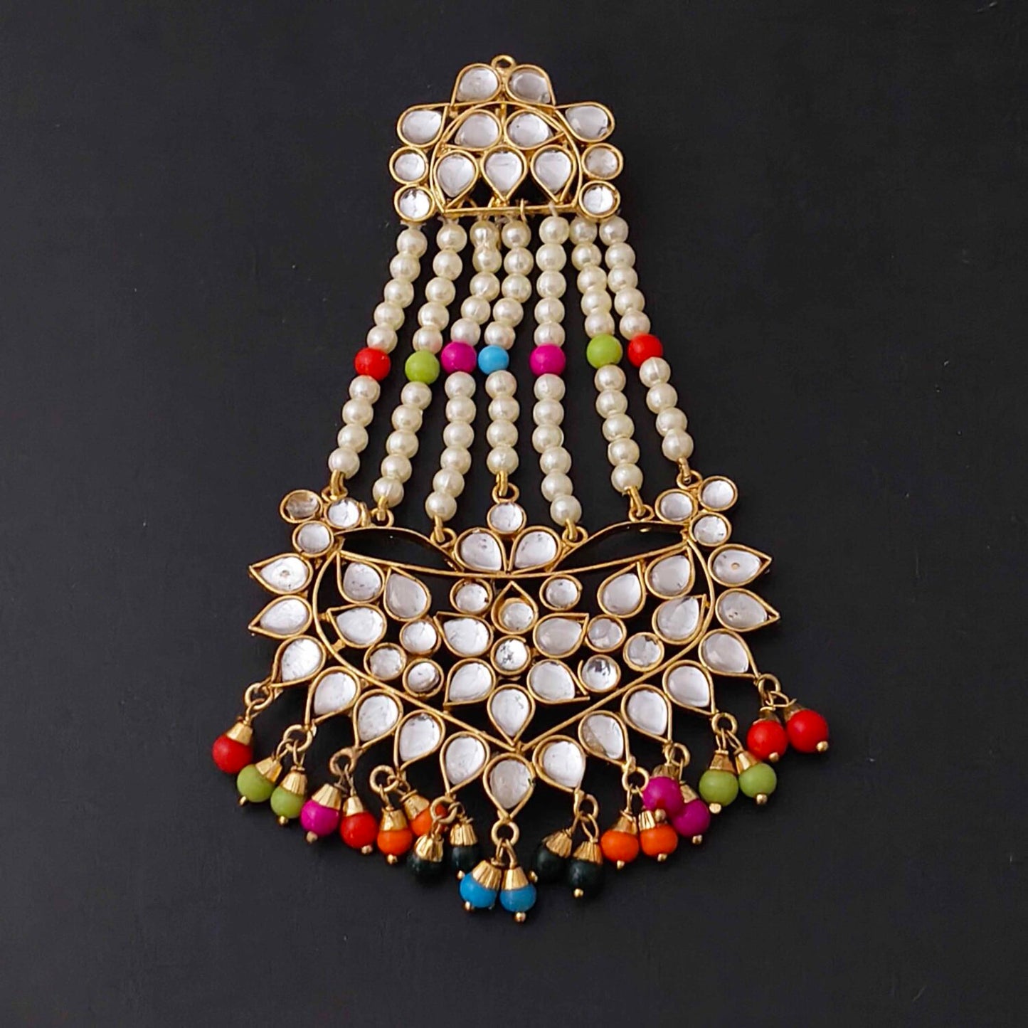 Kundan Passa Hair Accessory J0351