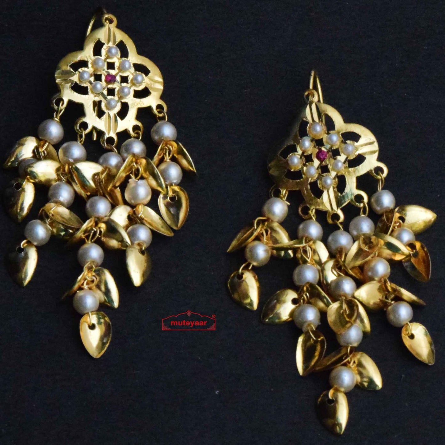 Punjabi Earrings J0645 – Handmade Traditional Punjabi Earrings Latest Design