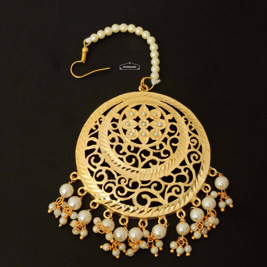 Big Designer Punjabi Maang Tikka J0739