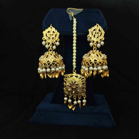 PJ- Lotan Tikka Set J0758 | Punjabi Tikka Jewellery Set Online | Punjabi Bridal Jewellery