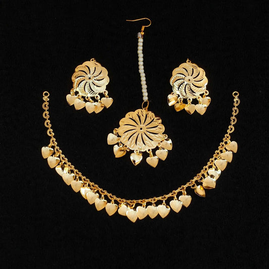 Punjabi Chain Tikka Earrings Set J0783