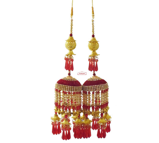 PJ- Red Bridal Kaleera Set J0924 – Traditional Punjabi Wedding Jewellery | Punjabi Bridal Jewellery