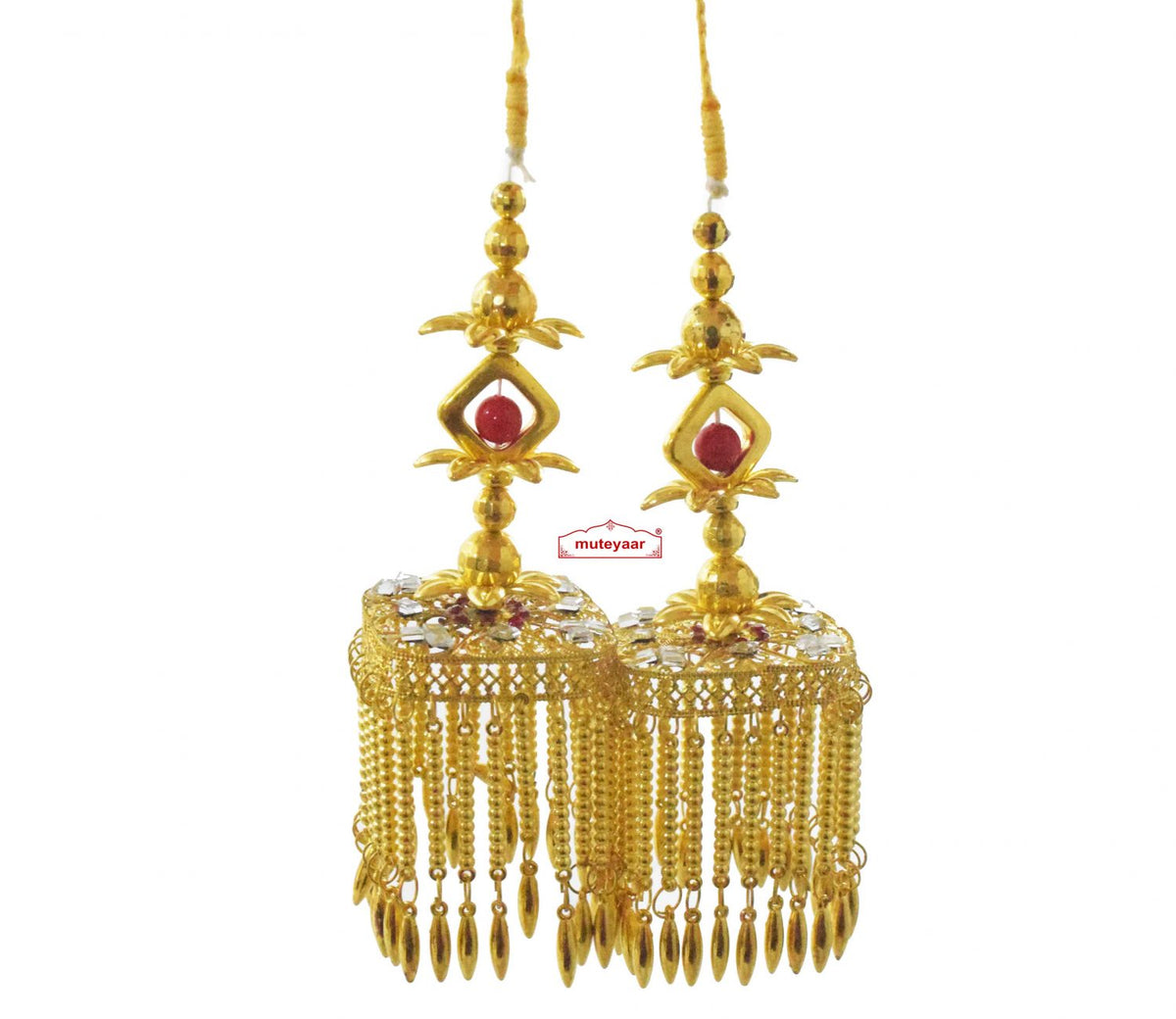PJ- Square Crystal Bridal Kaleera Set J0928 – Buy Punjabi Jewellery | Punjabi Bridal Jewellery