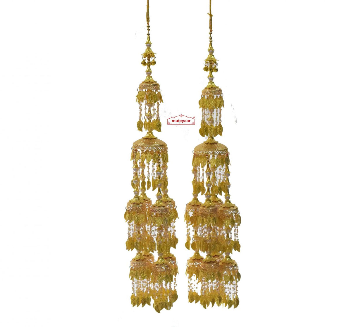 PJ- Golden Long Bridal Kaleera Set J0931 | Authentic Punjabi Jewellery | Punjabi Bridal Jewellery
