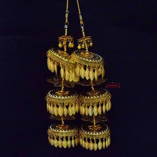 PJ- Triple Katori Bridal Kaleera Pair J0934 – Punjabi Bridal Jewellery | Punjabi Bridal Jewellery