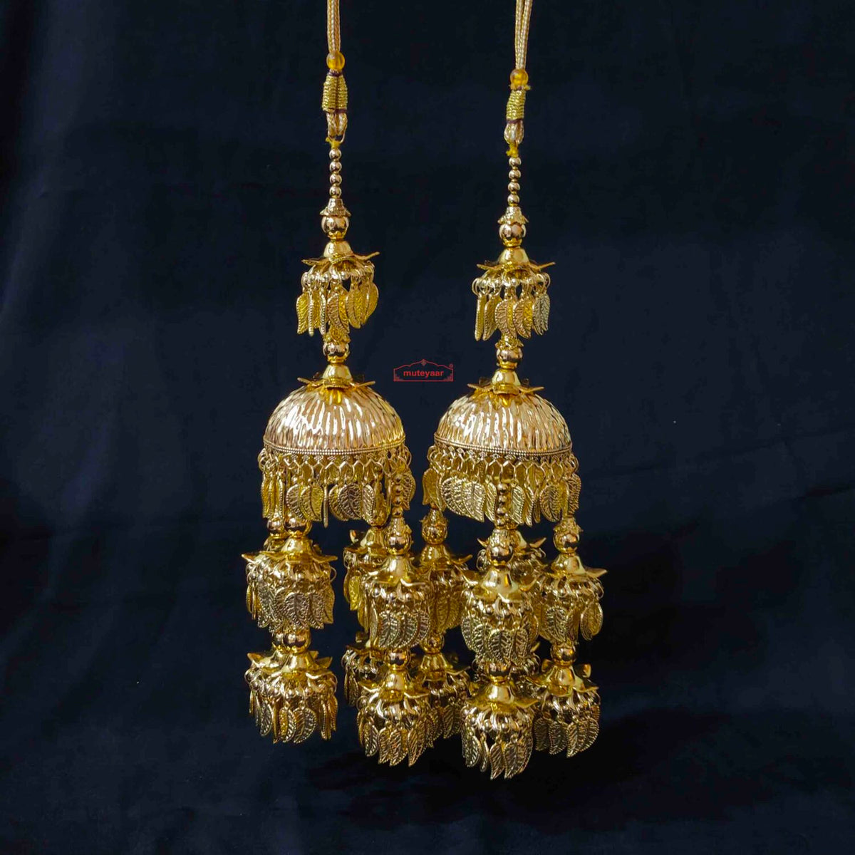 PJ- Golden Bridal Kaleera Pair J0940 | Traditional Punjabi Jewellery | Punjabi Bridal Jewellery
