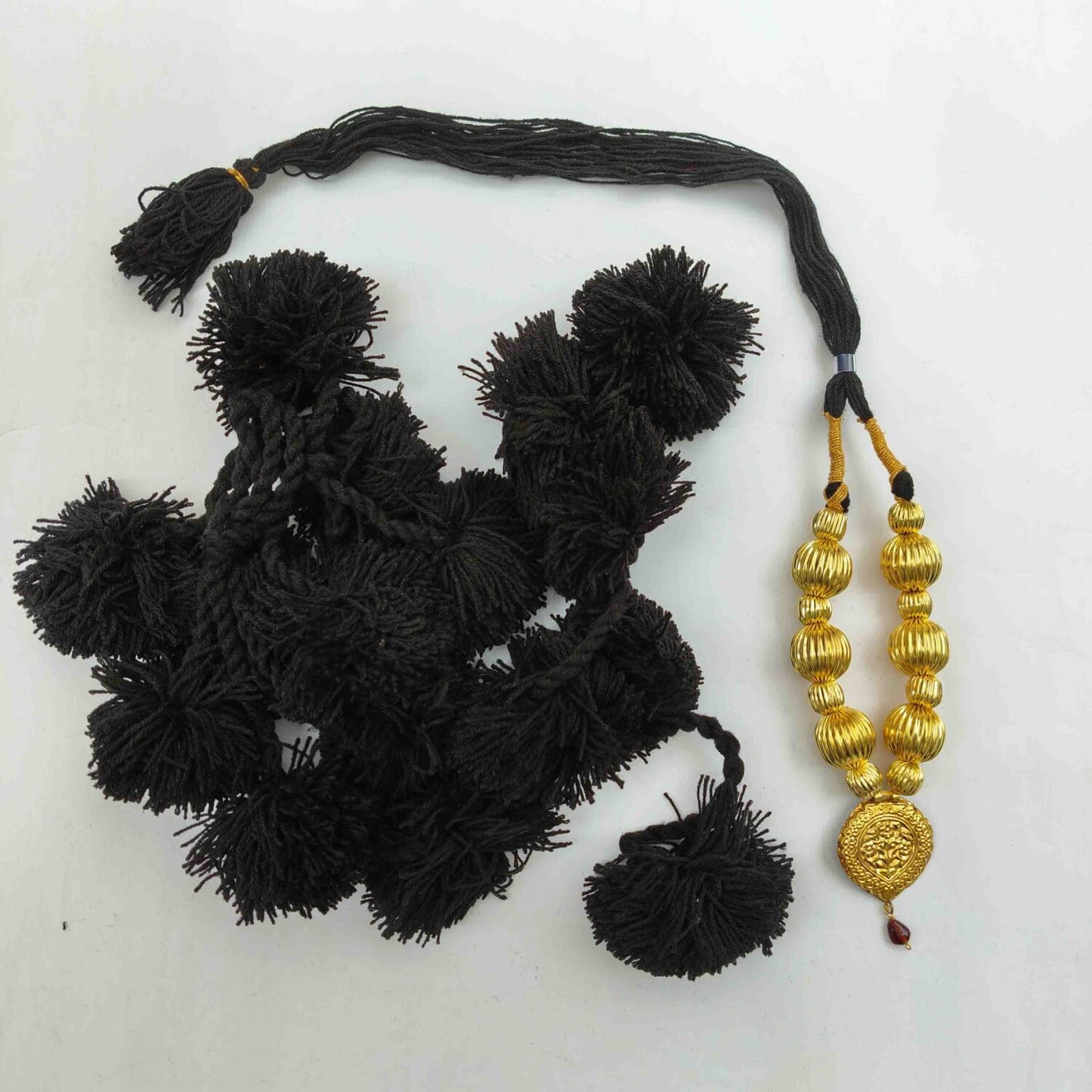 Kaintha Phuman Pompoms Combo Set – Punjabi Bhangra Jewellery | Choose Colour