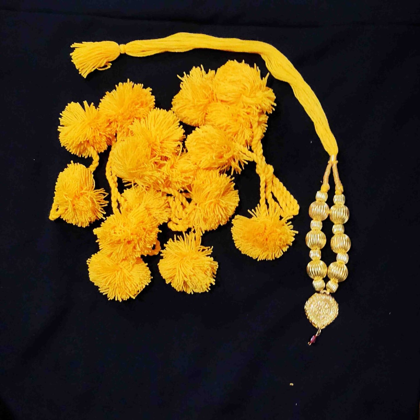 Kaintha Phuman Pompoms Combo Set – Punjabi Bhangra Jewellery | Choose Colour