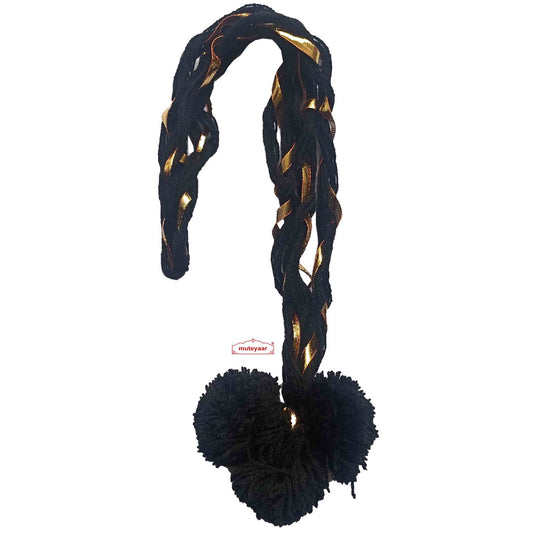 Luddi Paranda Pom Pom Tassles Hair Accesory - All Colours Available