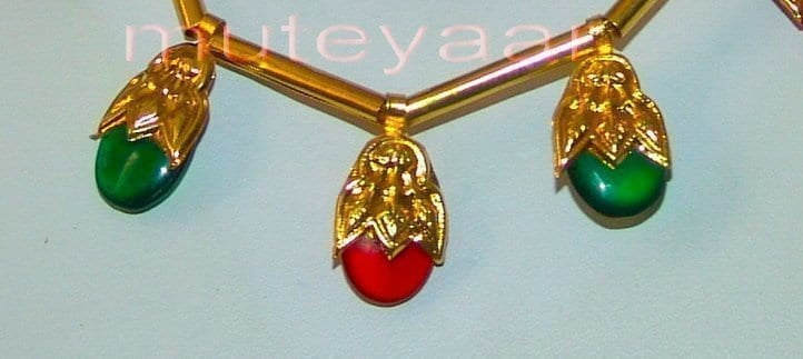 Real Gold Plated Punjabi Dakh Set – Handmade Ethnic Jewellery Custom Dakh Colours