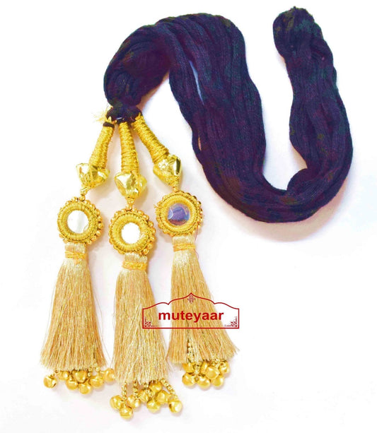 Golden Kids Paranda Parandi with Mirror & Ghungroo Work