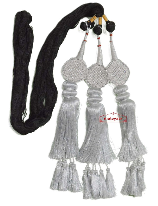 Traditional Punjabi Silver Parandi