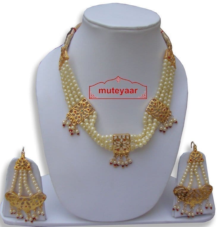 Motihaar Bhangra Giddha Jewelery set of Neclace + Earrrings